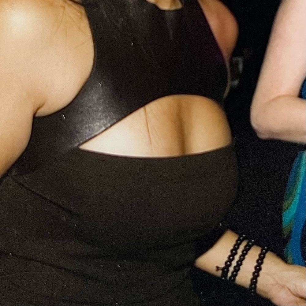 Michael Kors Leather Wool Dress